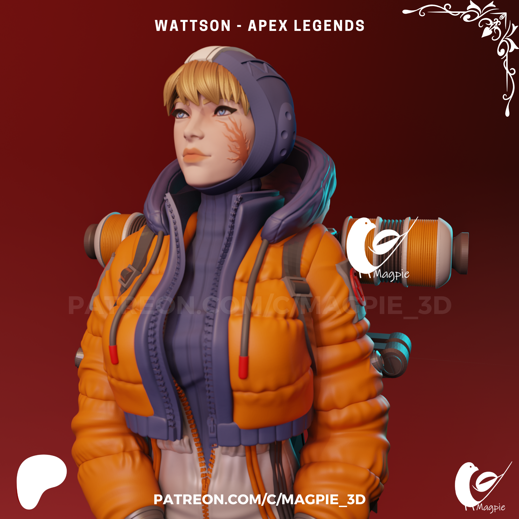 Wattson - Apex Legends Magpie_3d 12 